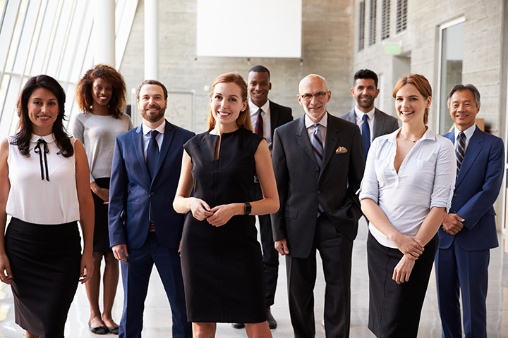 employment lawyer standing together posing for a picture